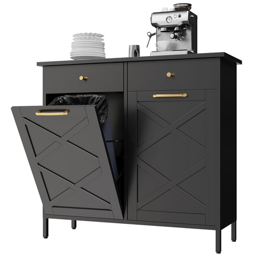 Double tilt out trash - tilt,