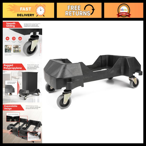 Heavy duty trash - can, dolly